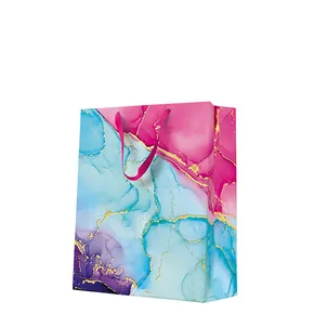 Darčeková taška premium veľká - Watercolor Dream 26,5x13x33,5 cm